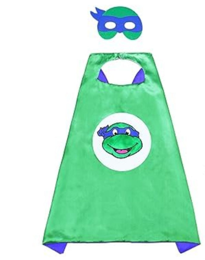 Teenage Mutant Ninja Turtle Cape and Mask