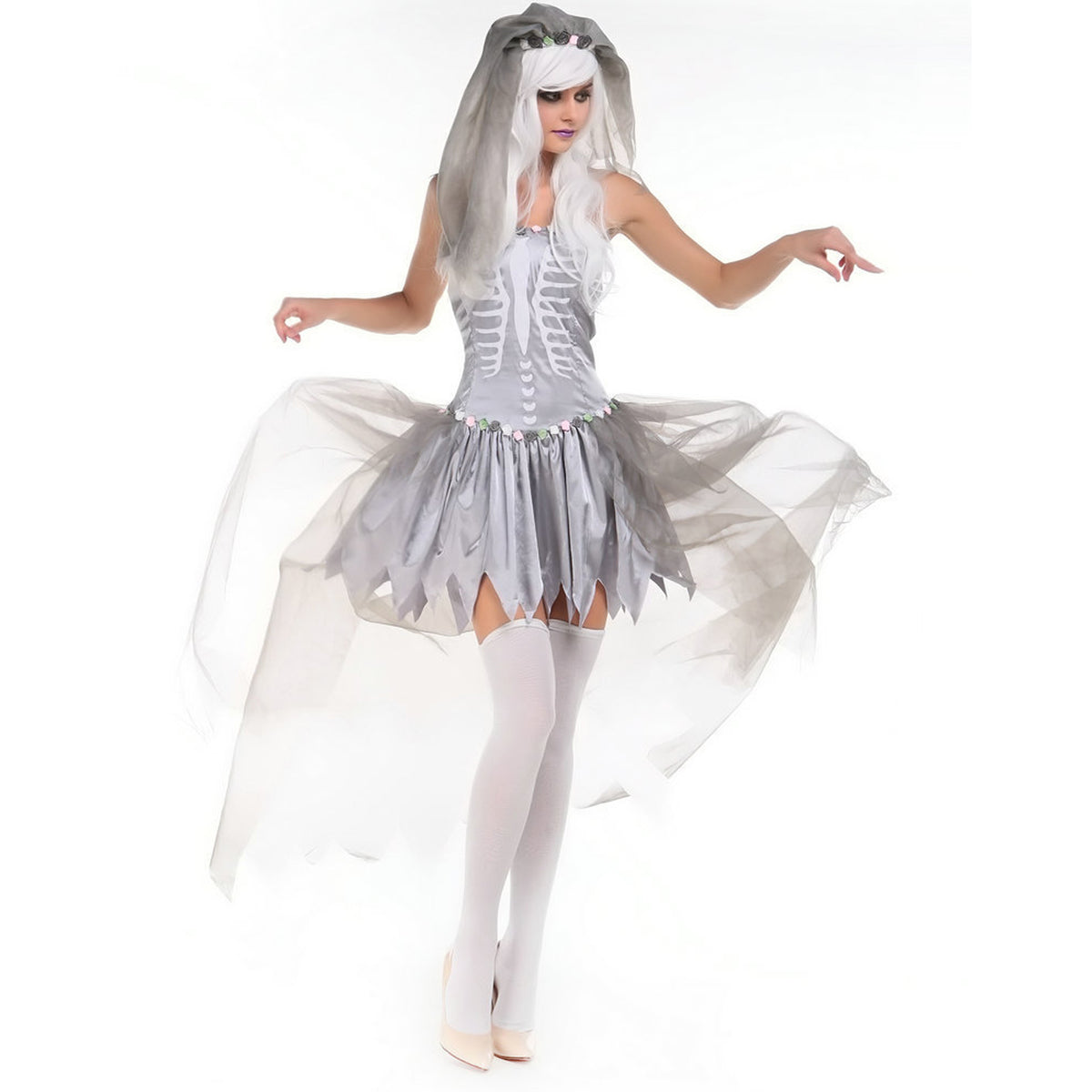 Gothic Corpse Bride Halloween costume image 1