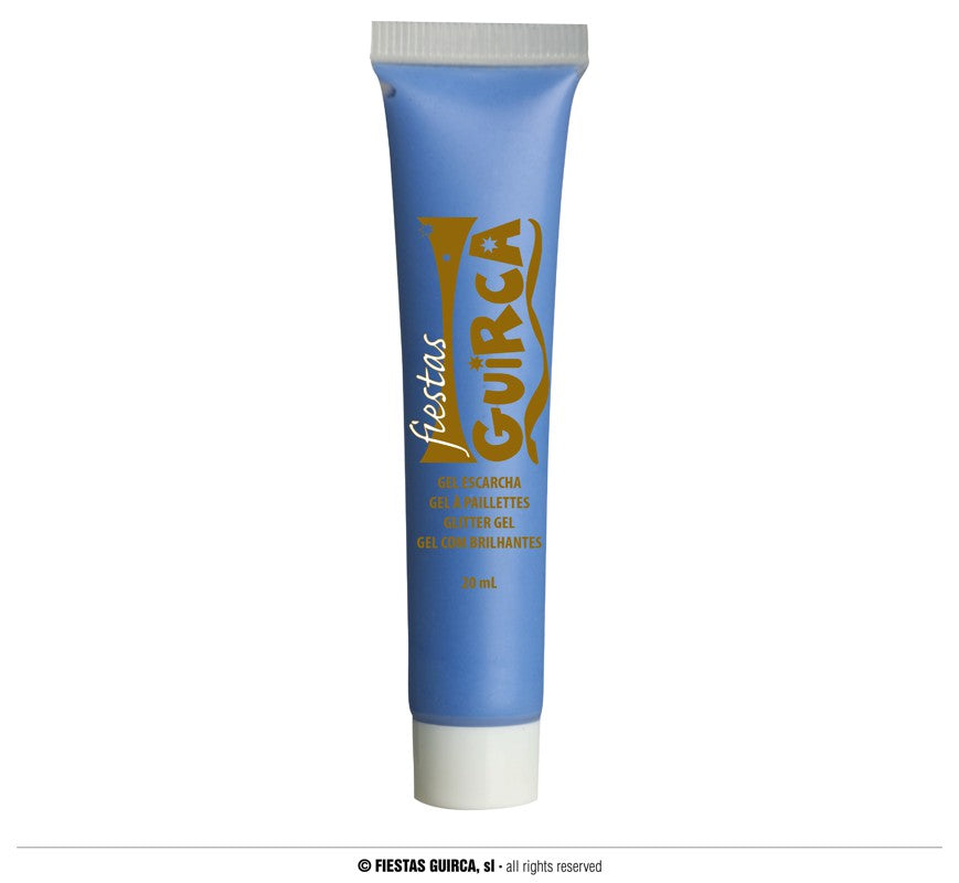 Fiestas Guirca Cream Face & Body Makeup Tube - Cobolt Blue image