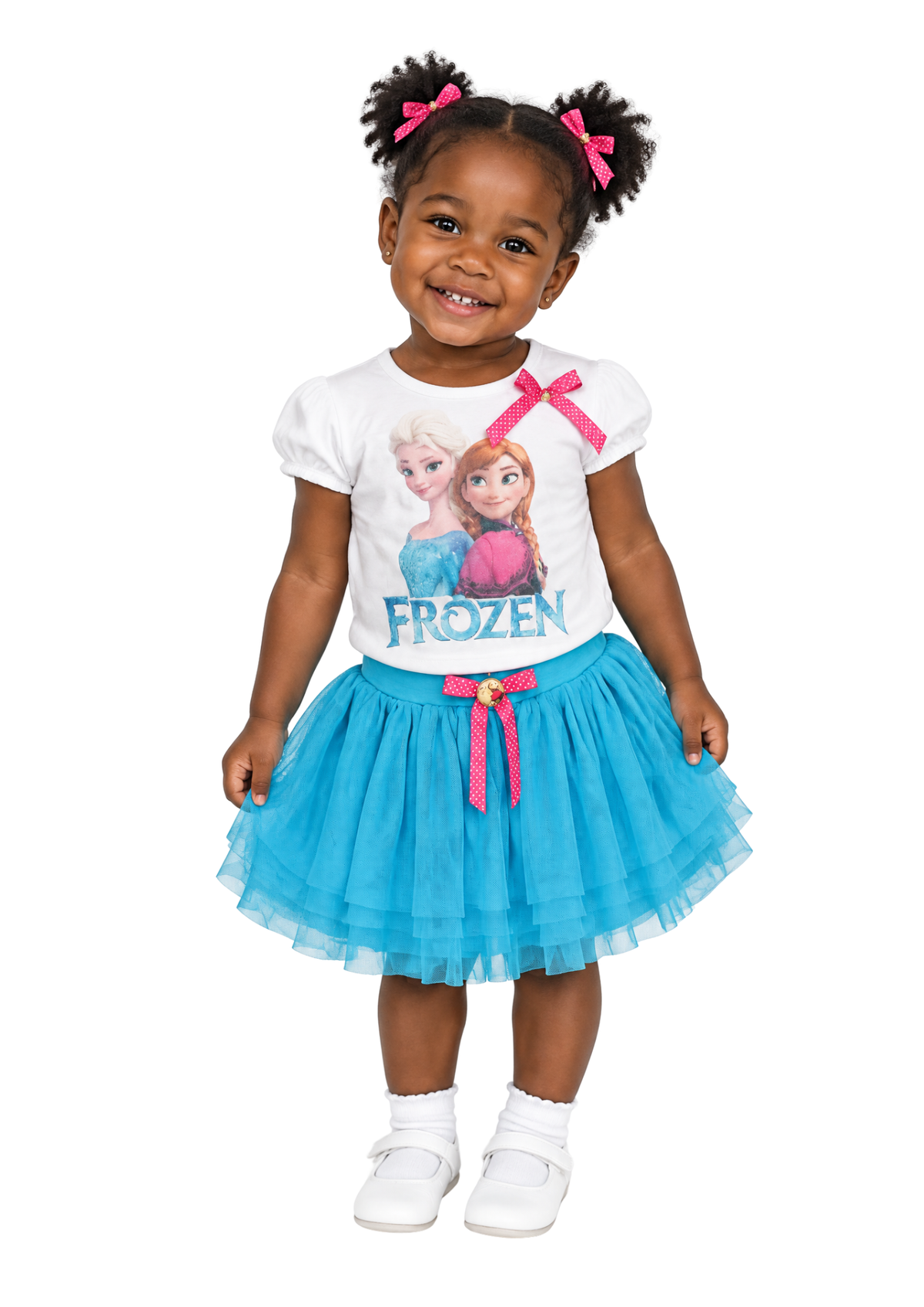 Magical Sisterhood Frozen Graphic Tee Tutu Skirt Set