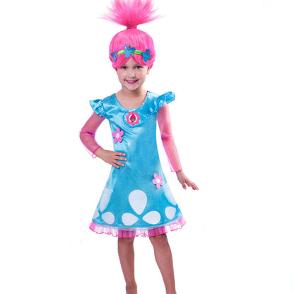 Trolls Movie Princess Poppy Classic Girls Costume image 1