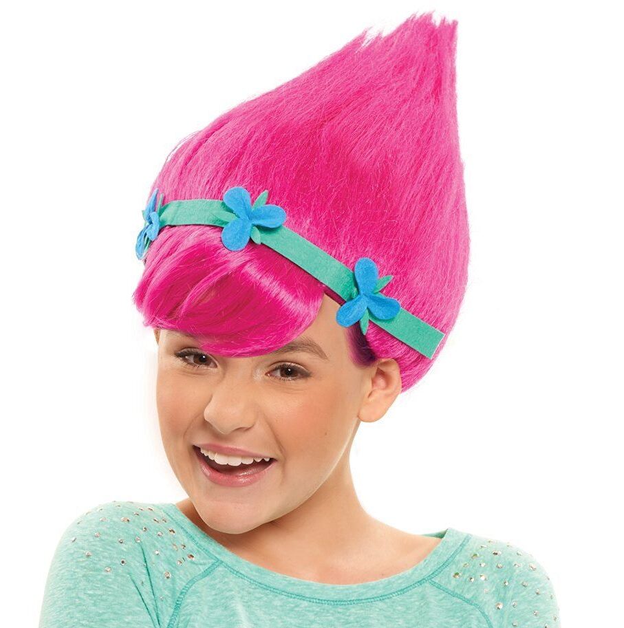 Princess Poppy cone Costume Wig & Headband image 0