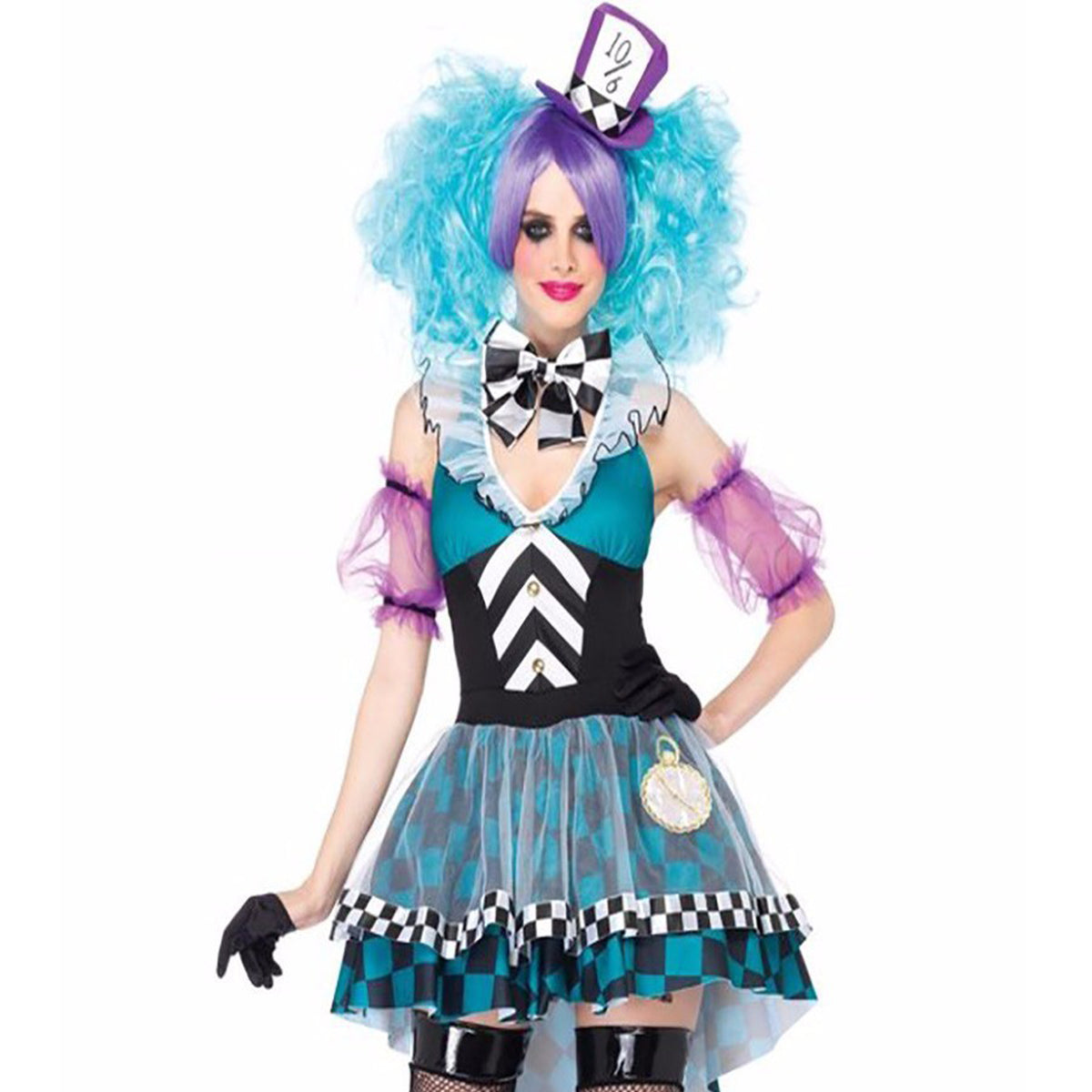 Ladies Whimsical Mad Hatter Costume image 0
