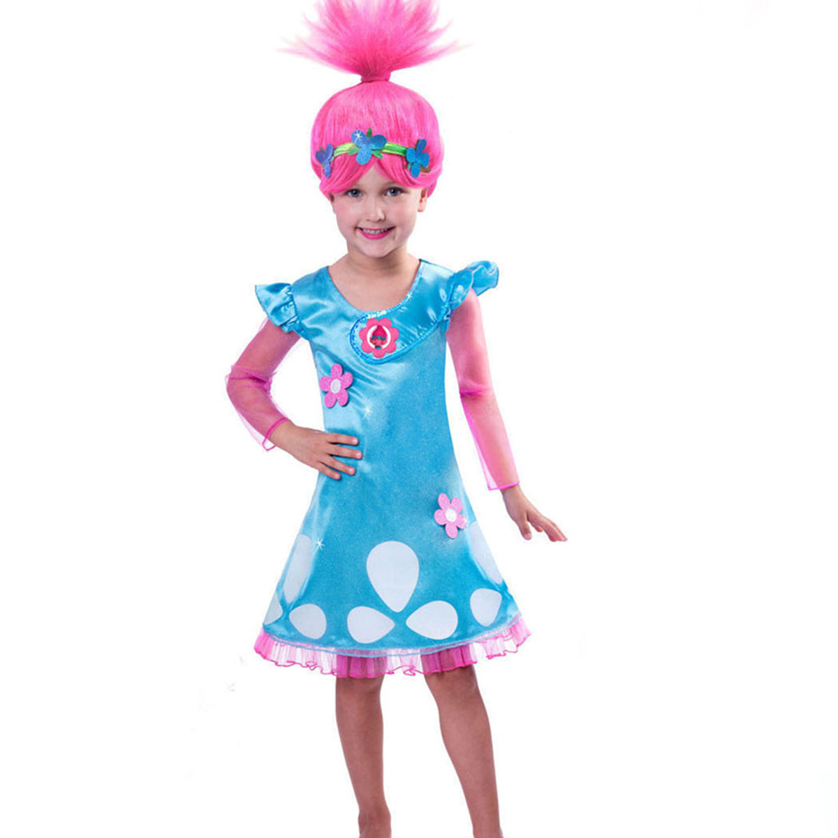 Trolls Movie Princess Poppy Classic Girls Costume image 0