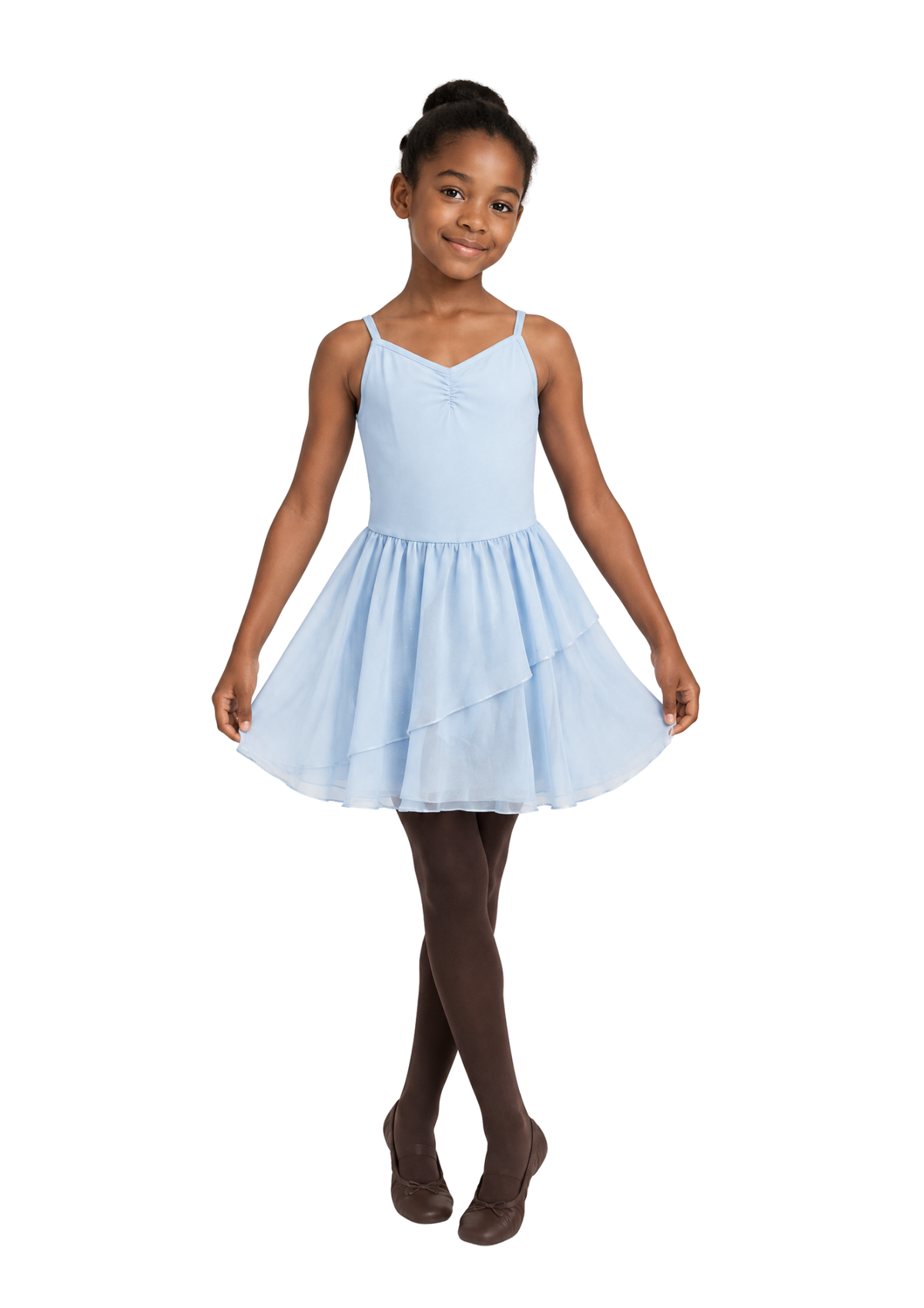 Classic Light Blue Pull-On Ballet Dress | Shop Soiled. Strap needs stitching