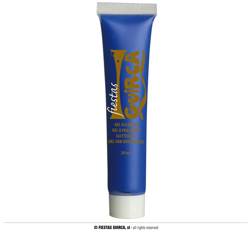 Fiestas Guirca Cream Face & Body Makeup Tube - Blue image
