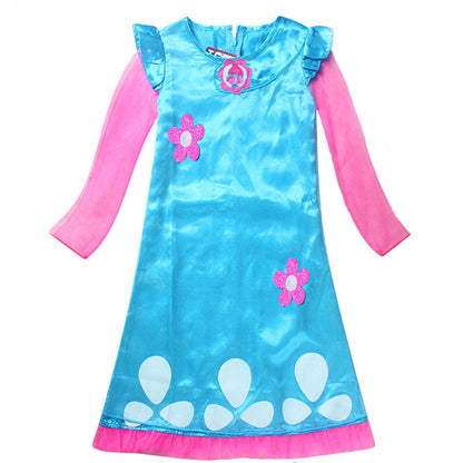 Trolls Movie Princess Poppy Classic Girls Costume - 3-4-years image