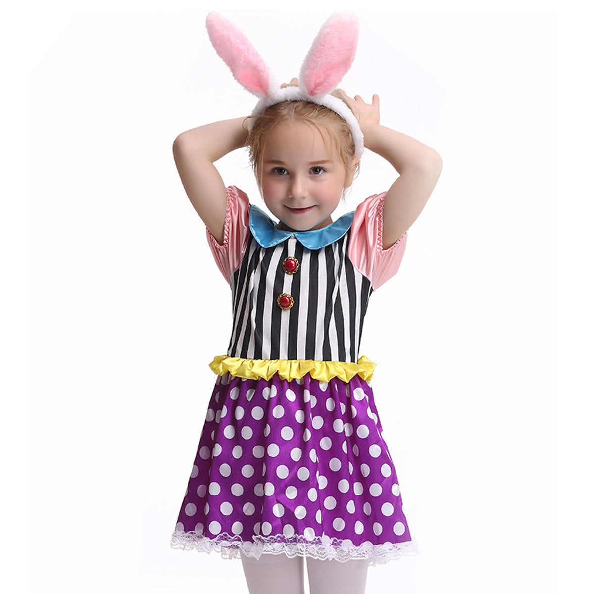 Toddler girl bunny cosplay dress image 0