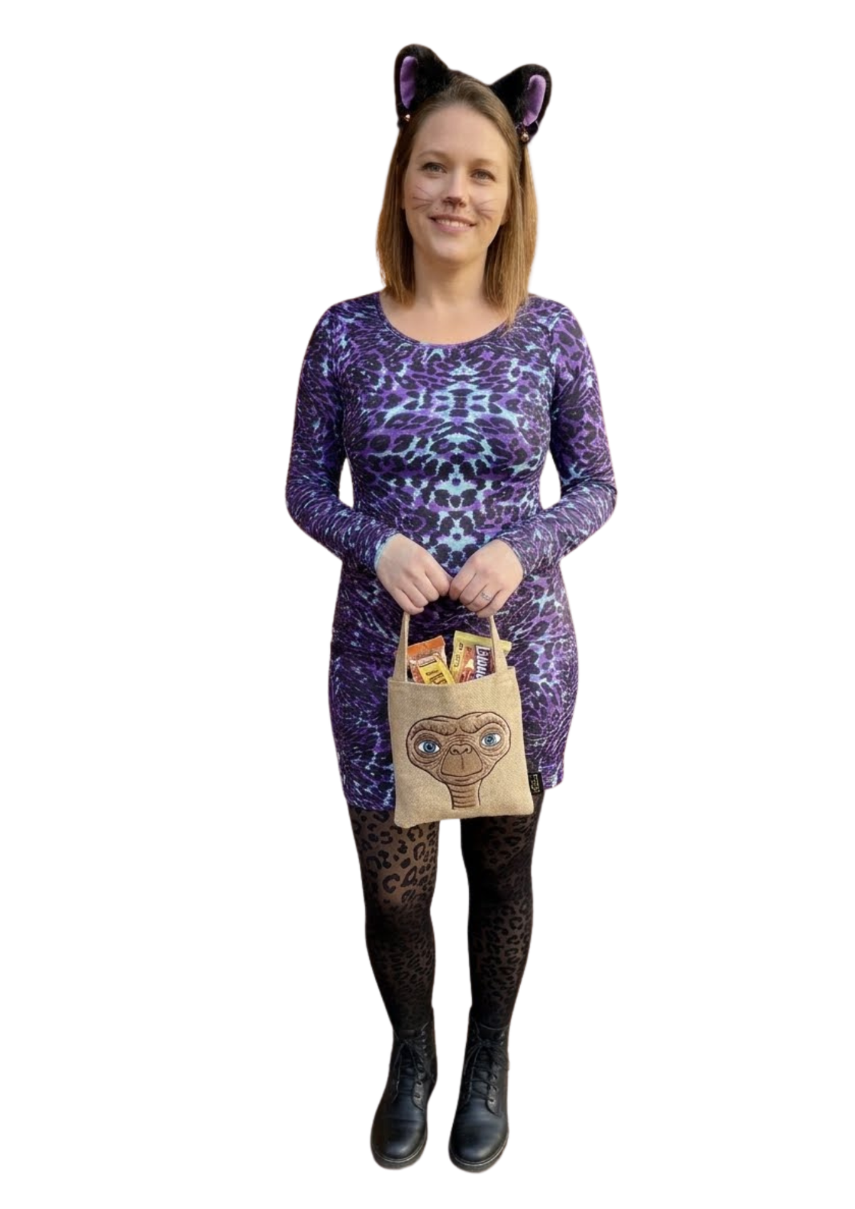 ET Mom Leopard Cat print Dress