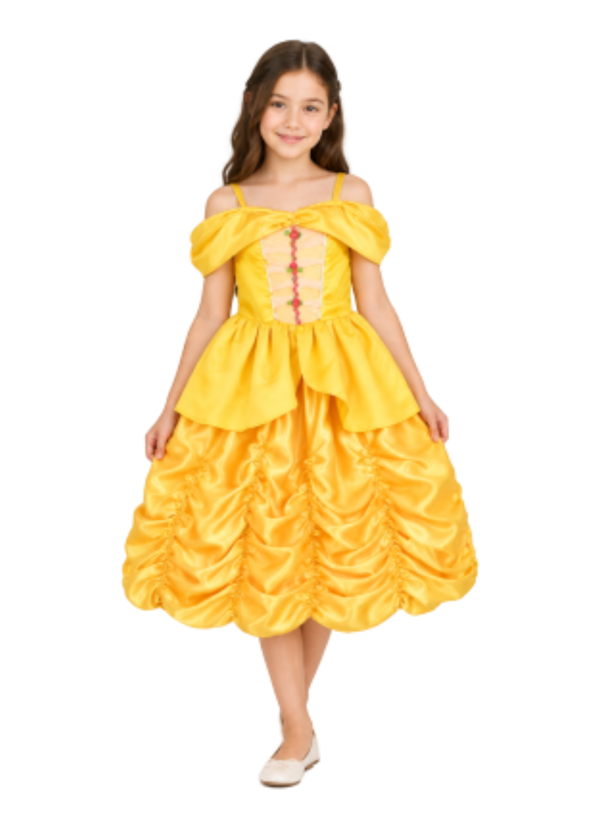 Belle Beast Yellow Tea dress
