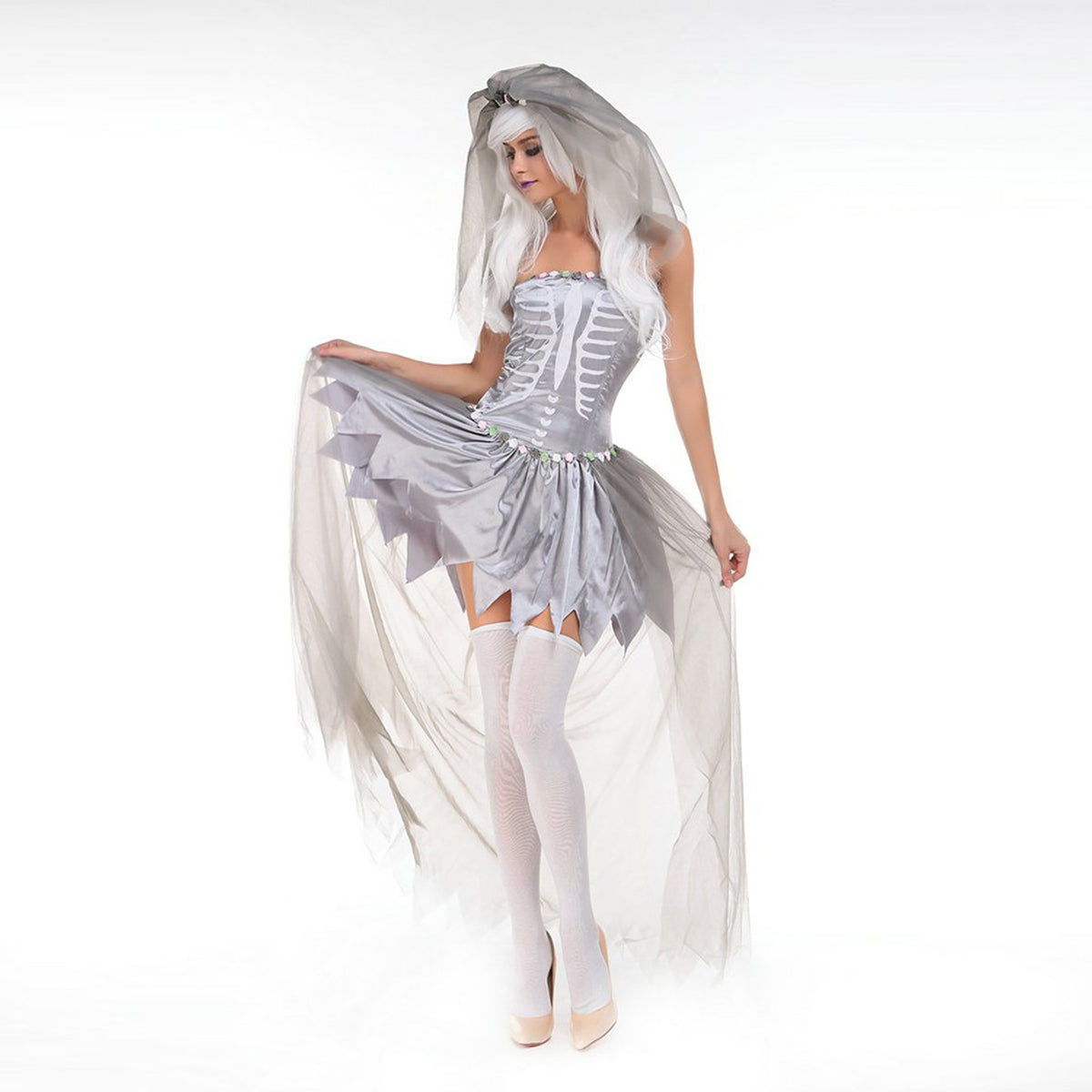 Gothic Corpse Bride Halloween costume image 3