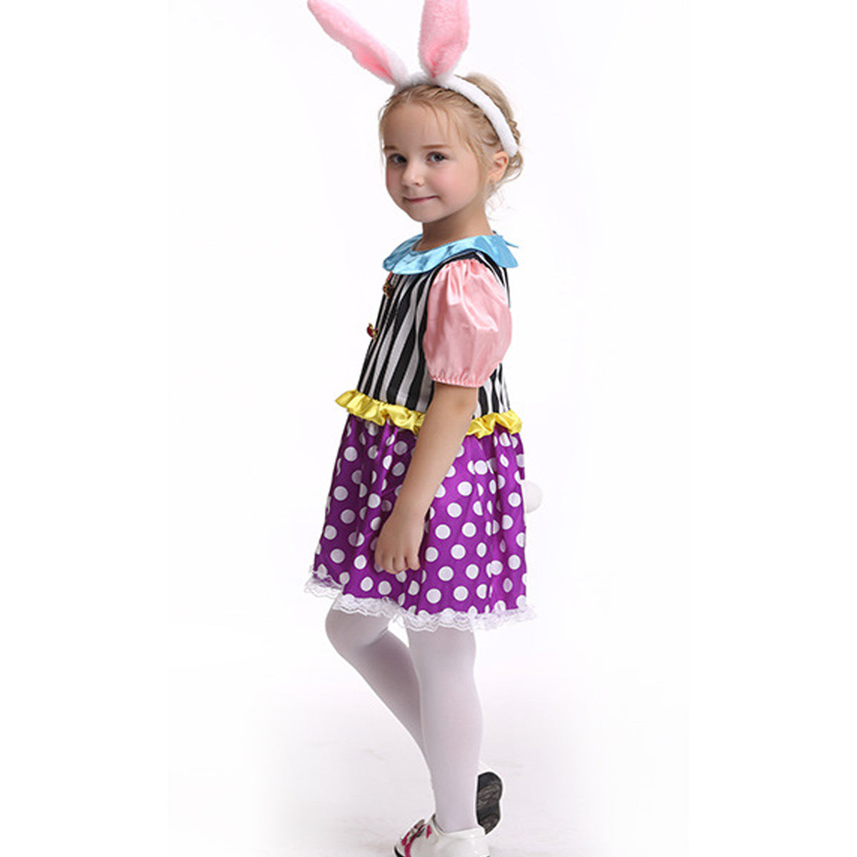 Toddler girl bunny cosplay dress image 3