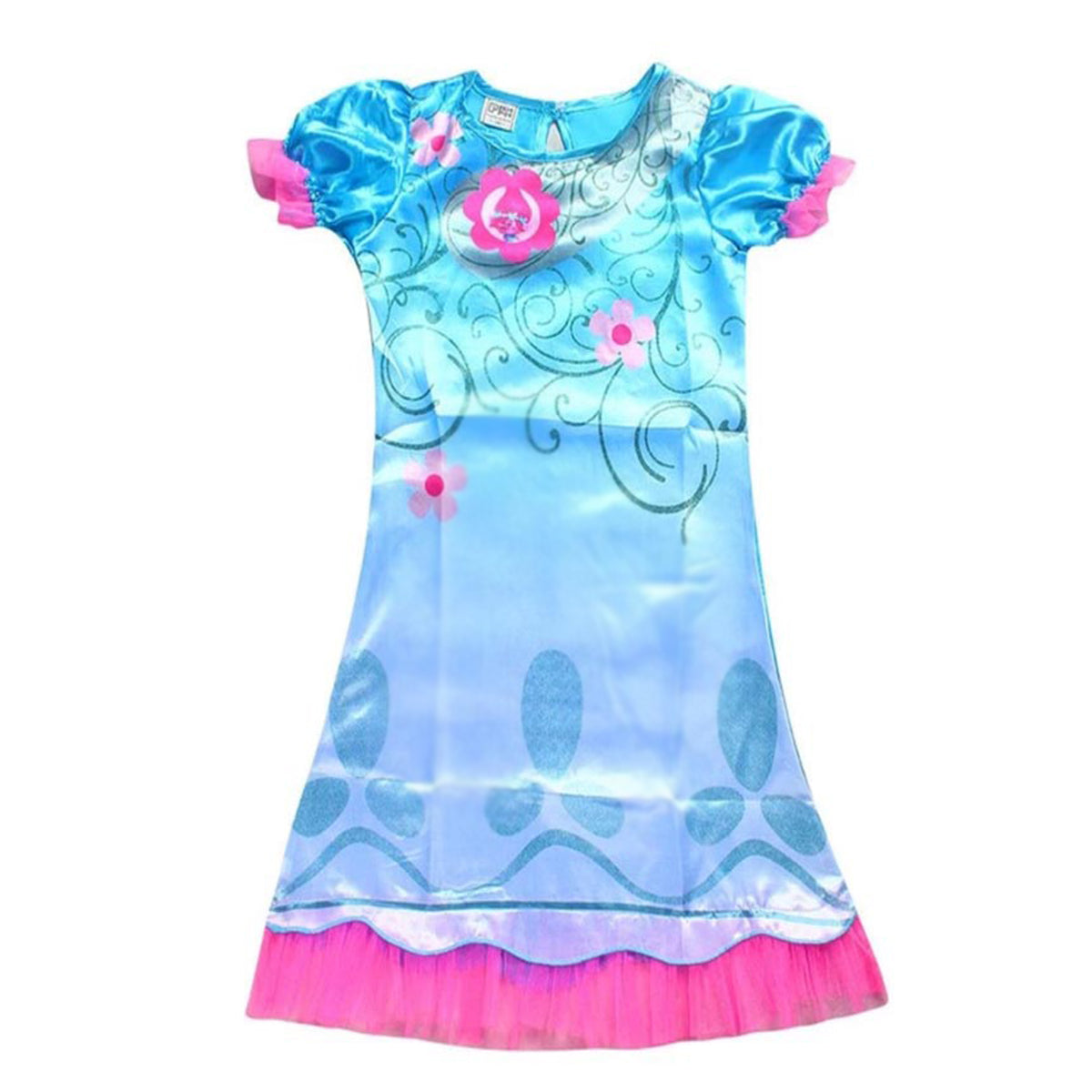 Princess Poppy Short Sleeve Girls Costume Dress image 0