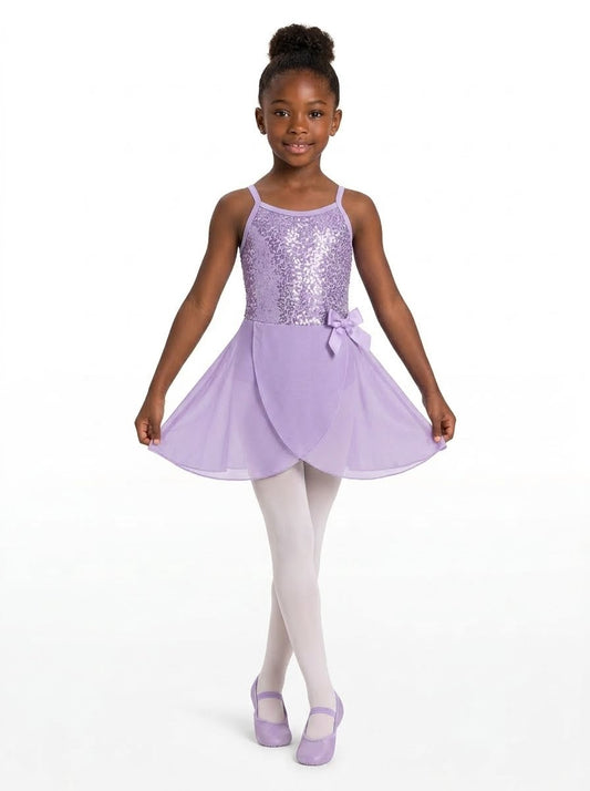 Violet Sequined Tulip Dance Dress | SHOP SOILED ON SALE