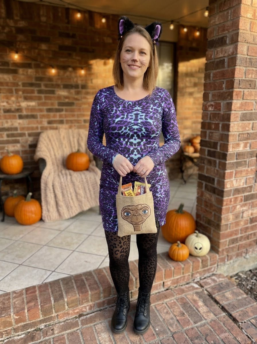 ET Mom Leopard Cat print Dress