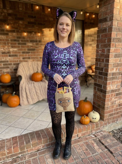 ET Mom Leopard Cat print Dress
